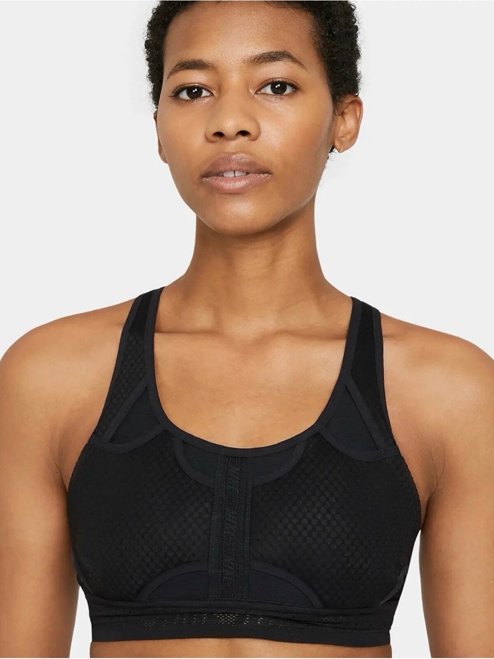 Nike Dri-Fit ADV Black Ultrabreathe Medium Padded Sports Bra Sz M EUC